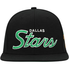 NHL Dallas Stars Mitchell & Ness Core Team Script 2.0 Snapback Hat