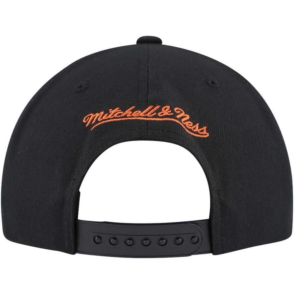 NHL Edmonton Oilers Mitchell & Ness Core Team Script 2.0 Snapback Hat