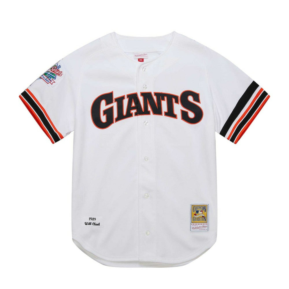 White Will Clark San Francisco Giants Mitchell & Ness Cooperstown Collection 1989 Authentic Jersey