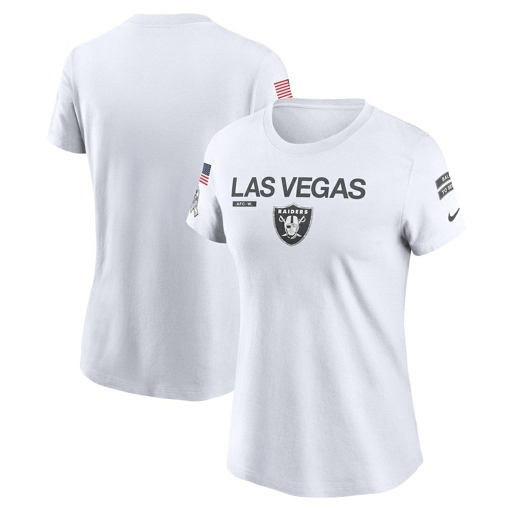 Women's 2024 Salute To Service Legend Performance T-Shirt - Las Vegas Raiders T-shirts