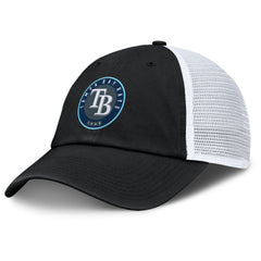 Black/White Tampa Bay Rays Fanatics Averies Adjustable Hat