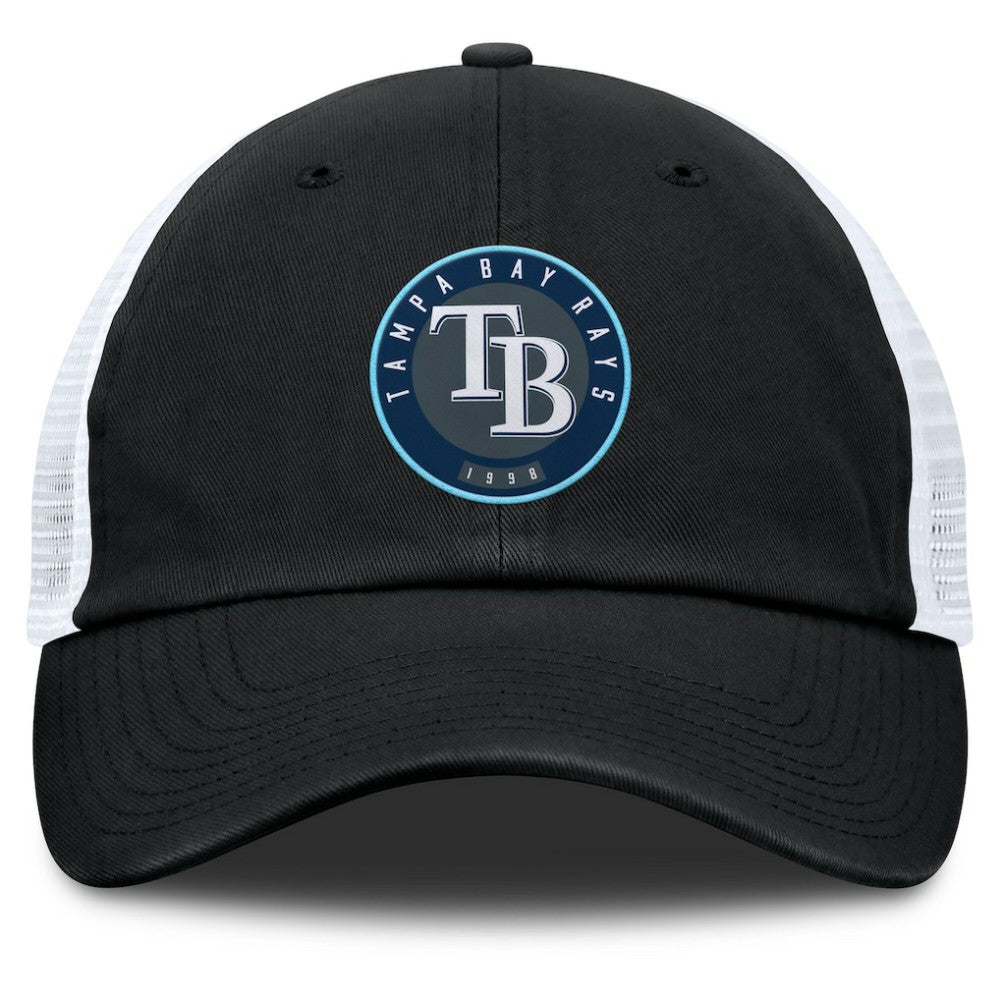 Black/White Tampa Bay Rays Fanatics Averies Adjustable Hat