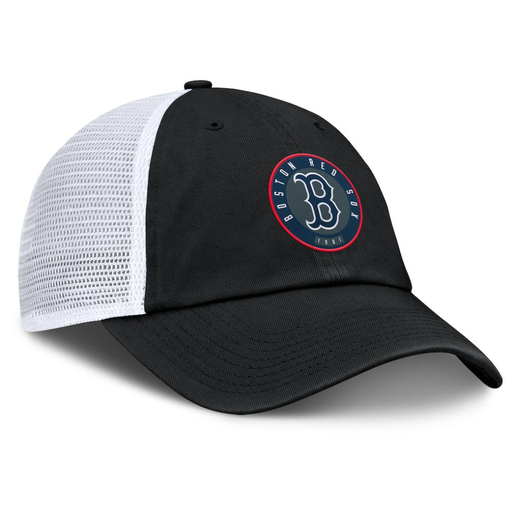 Black/White Boston Red Sox Fanatics Averies Adjustable Hat