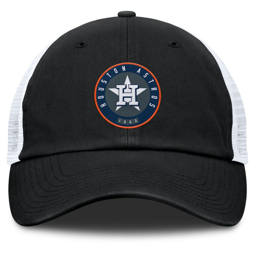 Black/White Houston Astros Fanatics Averies Adjustable Hat