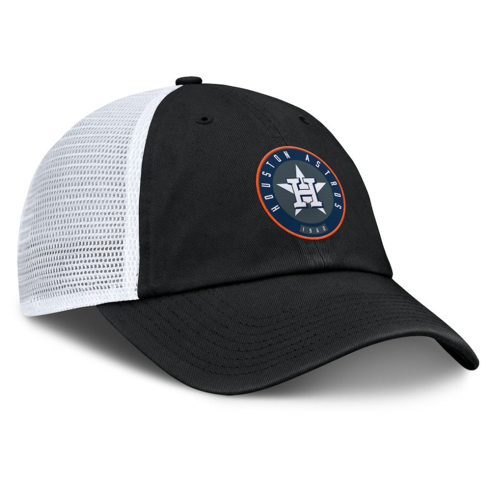 Black/White Houston Astros Fanatics Averies Adjustable Hat