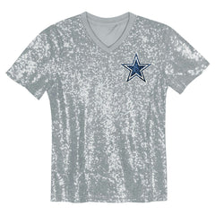 CeeDee Lamb  Girls Youth Sequin V-Neck Fashion Jersey - Dallas Cowboys Jerseys