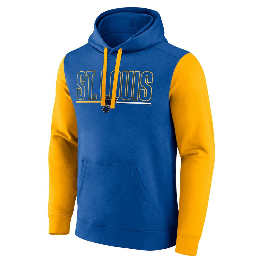 NHL St. Louis Blues Logo Athletic Deliver Fleece Pullover Hoodie