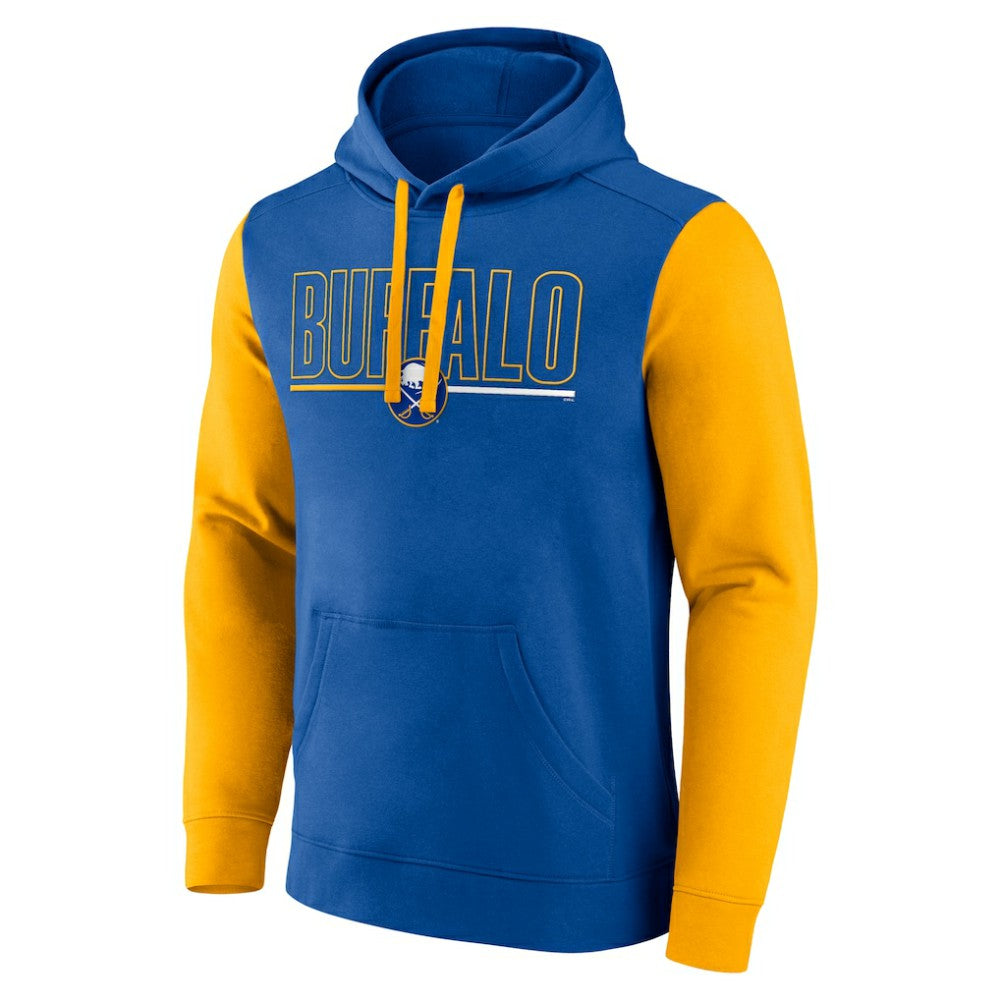 NHL Buffalo Sabres Logo Athletic Deliver Fleece Pullover Hoodie