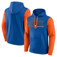 NHL New York Islanders Logo Athletic Deliver Fleece Pullover Hoodie