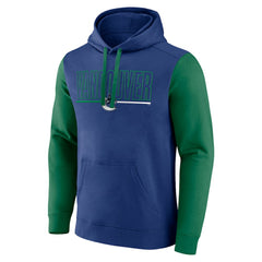 NHL Vancouver Canucks Logo Athletic Deliver Fleece Pullover Hoodie