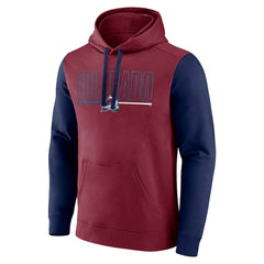 NHL Colorado Avalanche Logo Athletic Deliver Fleece Pullover Hoodie