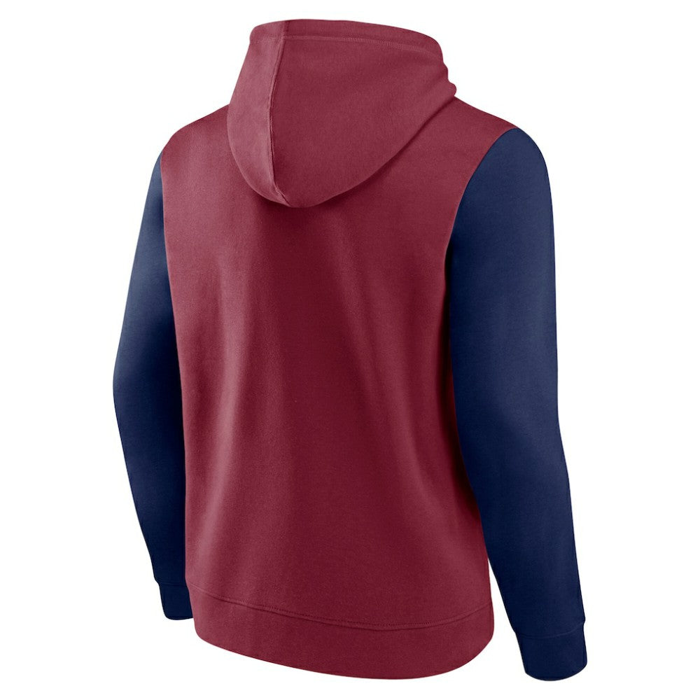 NHL Colorado Avalanche Logo Athletic Deliver Fleece Pullover Hoodie