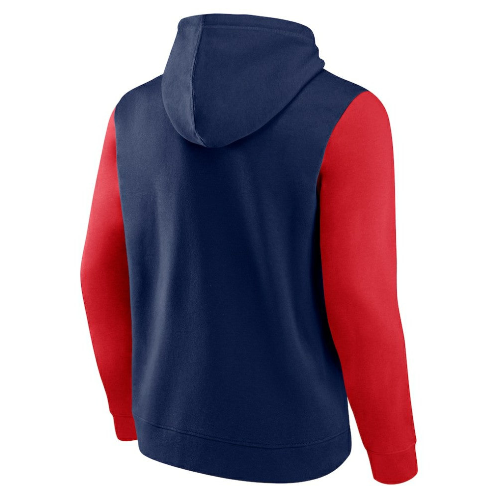 NHL Columbus Blue Jackets Logo Athletic Deliver Fleece Pullover Hoodie