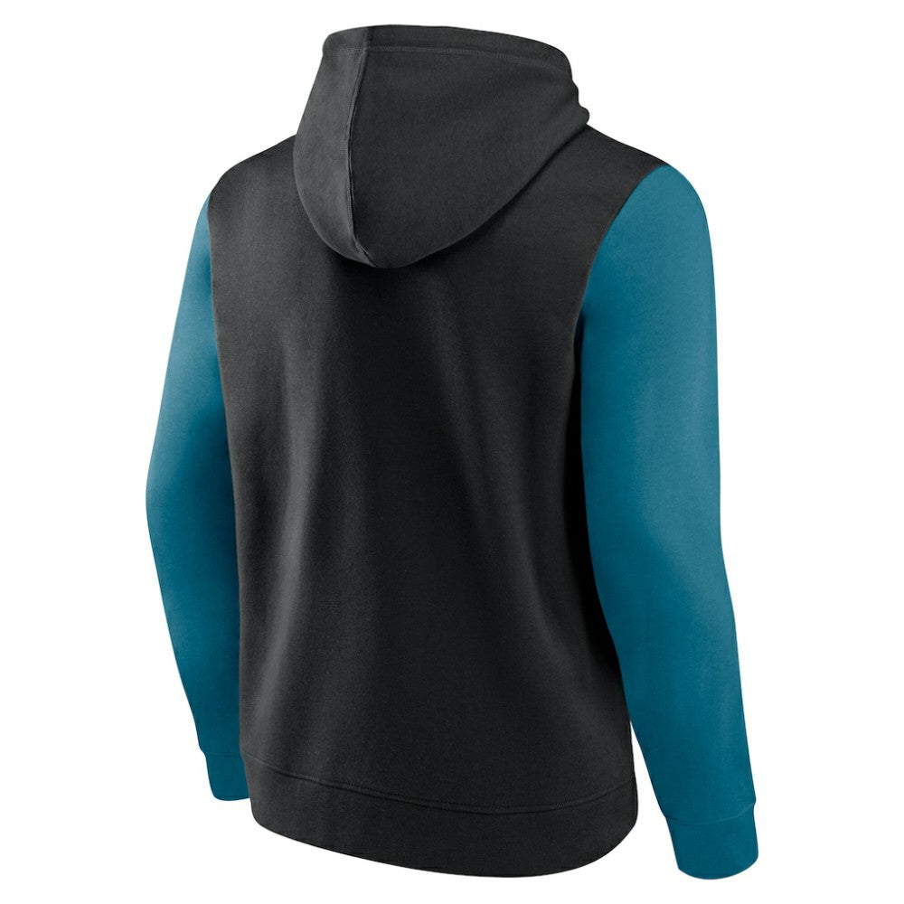 NHL San Jose Sharks Logo Athletic Deliver Fleece Pullover Hoodie