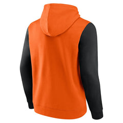 NHL Philadelphia Flyers Logo Athletic Deliver Fleece Pullover Hoodie