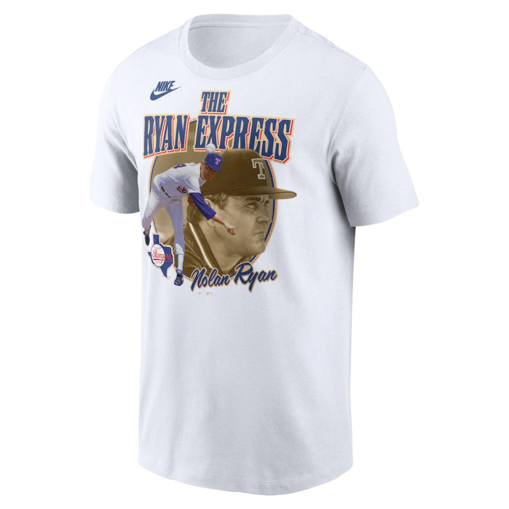 White Nolan Ryan Texas Rangers Nike Cooperstown Legends Graphic T-Shirt
