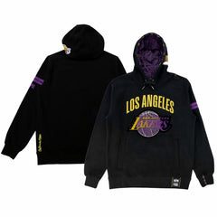 Los Angeles Lakers NBA x Two Hype Unisex Culture & Hoops Heavyweight Pullover Hoodie - Black discount