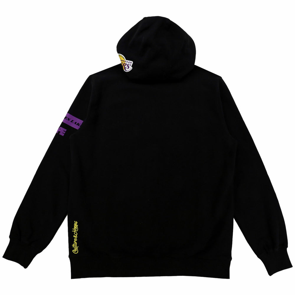 Los Angeles Lakers NBA x Two Hype Unisex Culture & Hoops Heavyweight Pullover Hoodie - Black discount