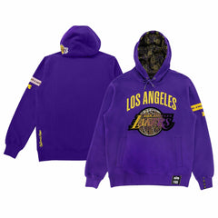 Los Angeles Lakers NBA x Two Hype Unisex Culture & Hoops Heavyweight Pullover Hoodie - Purple online