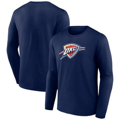 Oklahoma City Thunder Primary Logo Long Sleeve T-Shirt
