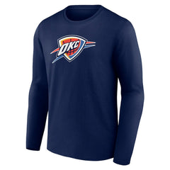 Oklahoma City Thunder Primary Logo Long Sleeve T-Shirt