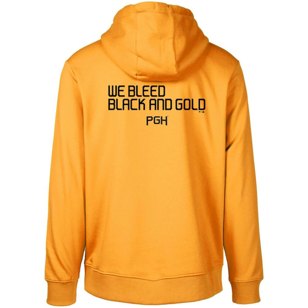 Gold Pittsburgh Pirates Levelwear City Connect Podium Core 2.0 Pullover Hoodie