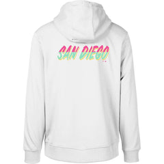 White San Diego Padres Levelwear City Connect Podium Core 2.0 Pullover Hoodie