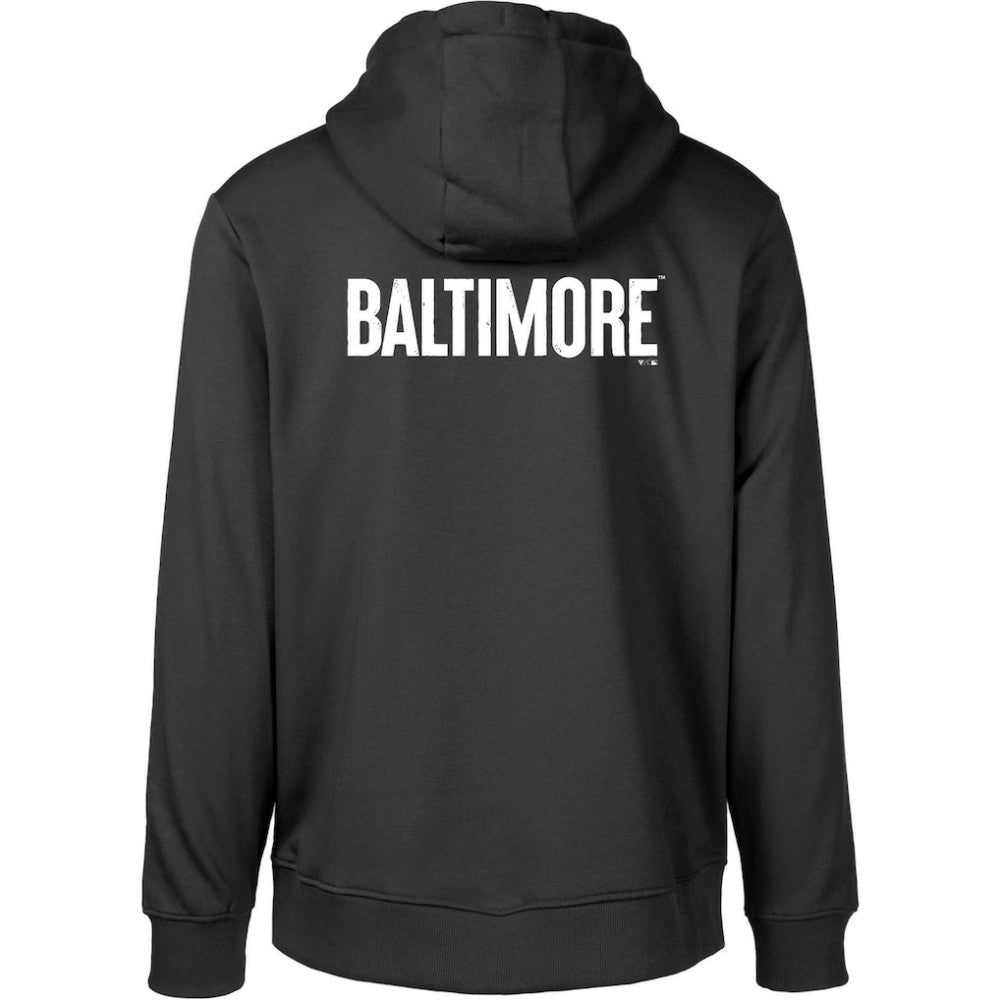 Black Baltimore Orioles Levelwear City Connect Podium Core 2.0 Pullover Hoodie