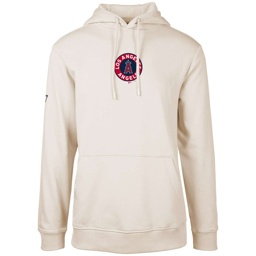 Khaki Los Angeles Angels Levelwear City Connect Podium Core 2.0 Pullover Hoodie
