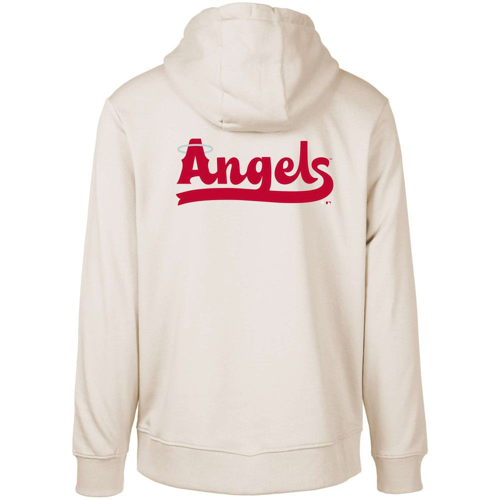 Khaki Los Angeles Angels Levelwear City Connect Podium Core 2.0 Pullover Hoodie