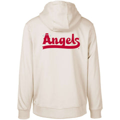 Khaki Los Angeles Angels Levelwear City Connect Podium Core 2.0 Pullover Hoodie