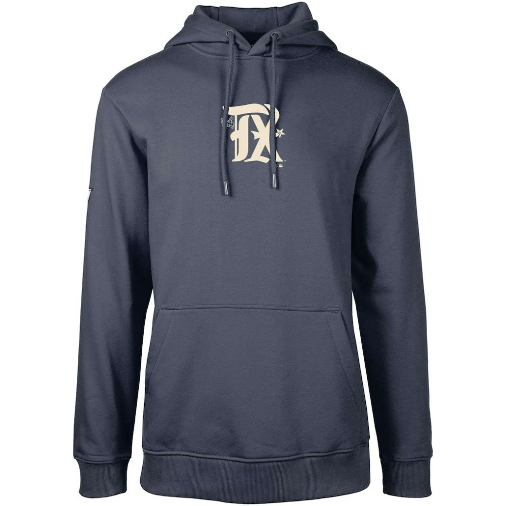 Navy Texas Rangers Levelwear City Connect Podium Core Logo Pullover Hoodie