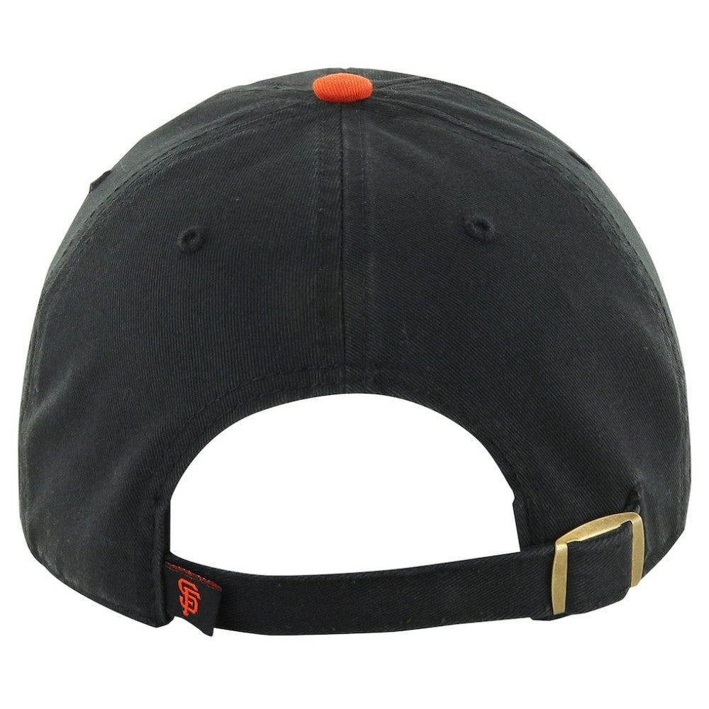 Black/Orange San Francisco Giants '47 Clean Up Adjustable Hat