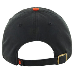 Black/Orange San Francisco Giants '47 Clean Up Adjustable Hat