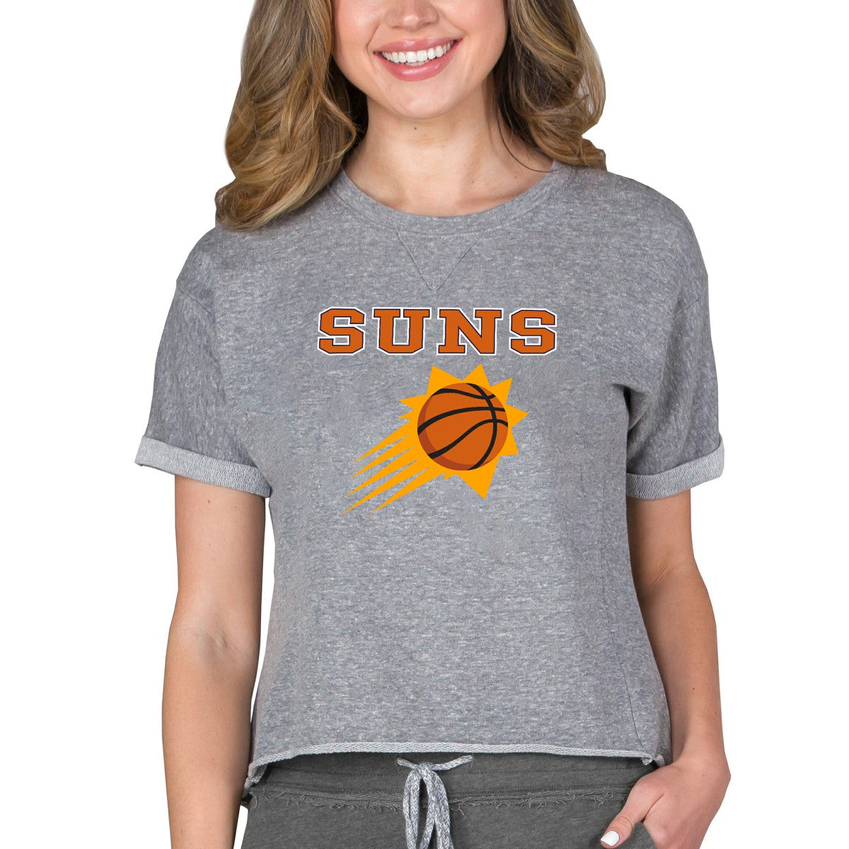 Phoenix Suns Concepts Sport NBA Women's Concepts Mainstream Terry SS Top