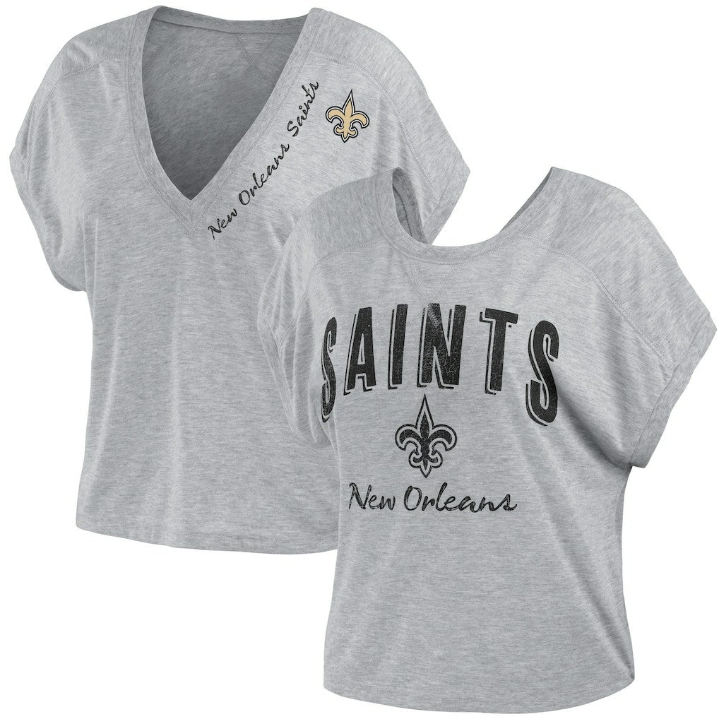 WEAR by Erin Andrews Women's Reversible T-Shirt - New Orleans Saints T-shirts