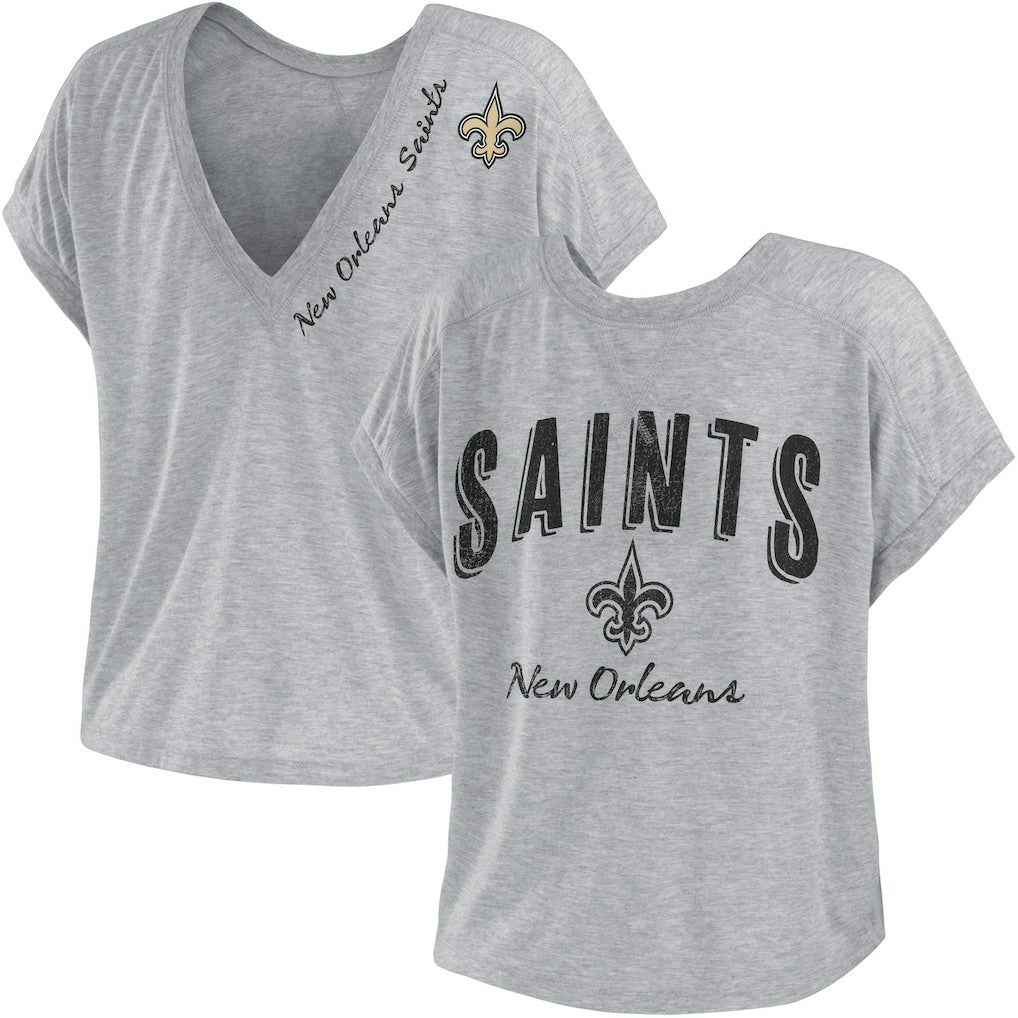 WEAR by Erin Andrews Women's Reversible T-Shirt - New Orleans Saints T-shirts
