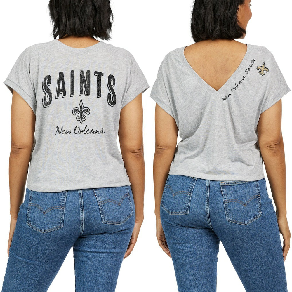 WEAR by Erin Andrews Women's Reversible T-Shirt - New Orleans Saints T-shirts