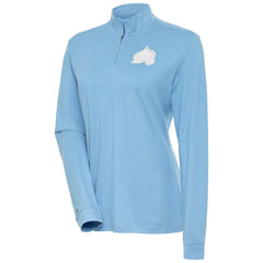 NHL Colorado Avalanche Antigua Women's White Logo Mentor Quarter-Zip Jacket