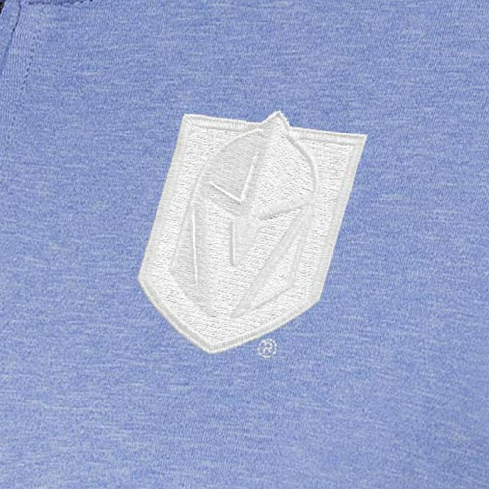 NHL Vegas Golden Knights Antigua Women's White Logo Mentor Quarter-Zip Jacket