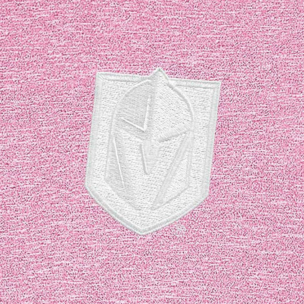 NHL Vegas Golden Knights Antigua White Logo Hunk Quarter-Zip Pullover