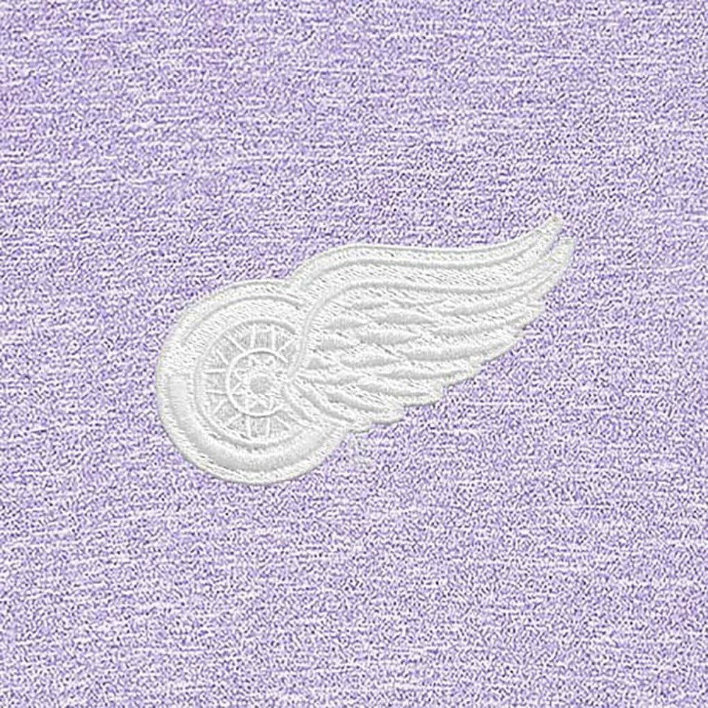 NHL Detroit Red Wings Antigua White Logo Hunk Quarter-Zip Pullover