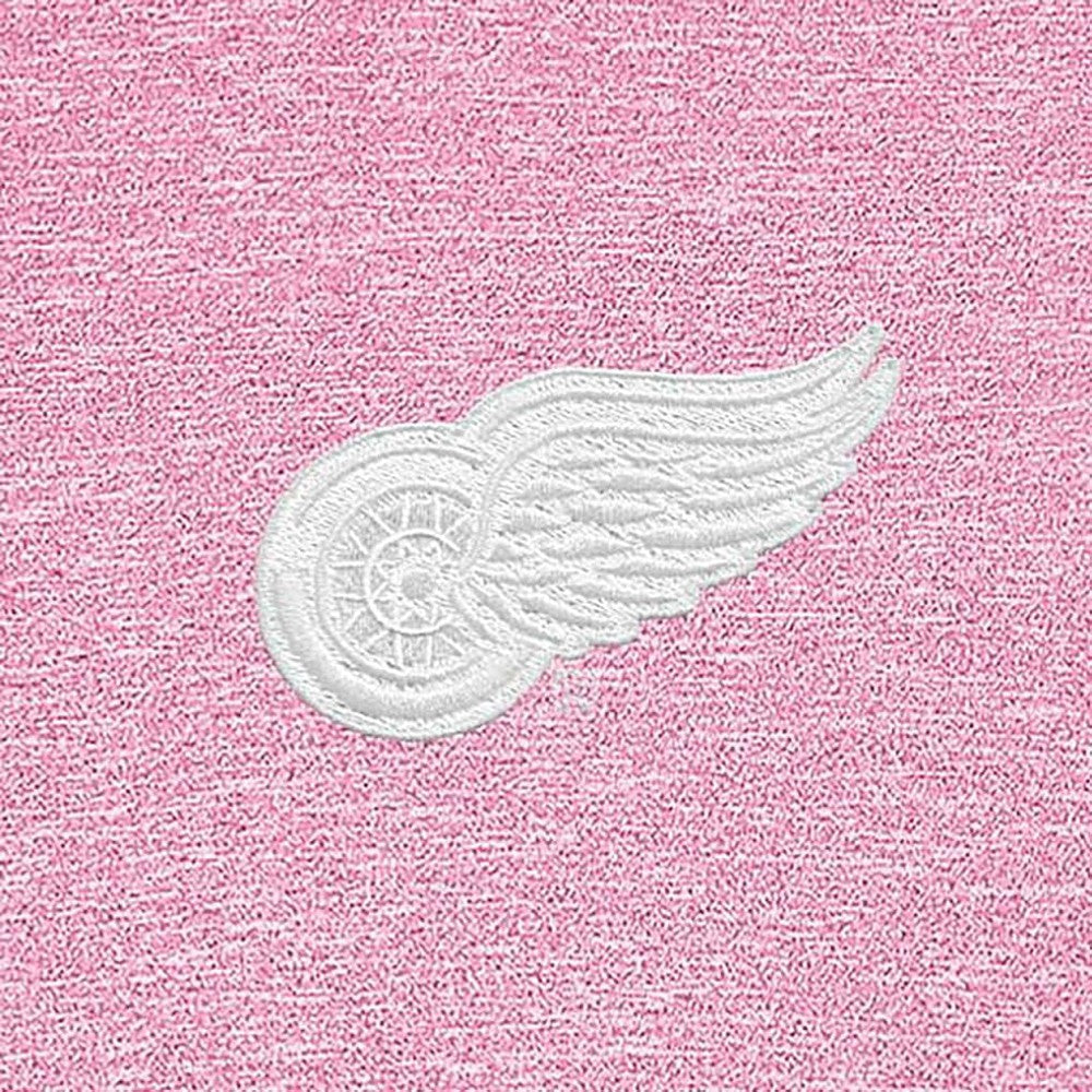NHL Detroit Red Wings Antigua White Logo Hunk Quarter-Zip Pullover