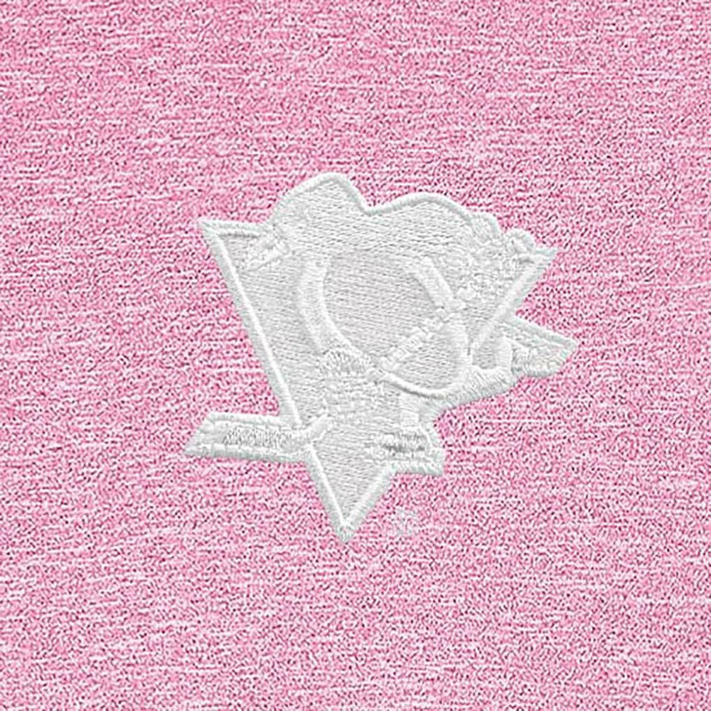 NHL Pittsburgh Penguins Antigua White Logo Hunk Quarter-Zip Pullover
