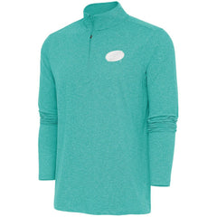 NHL Carolina Hurricanes Antigua White Logo Hunk Quarter-Zip Pullover