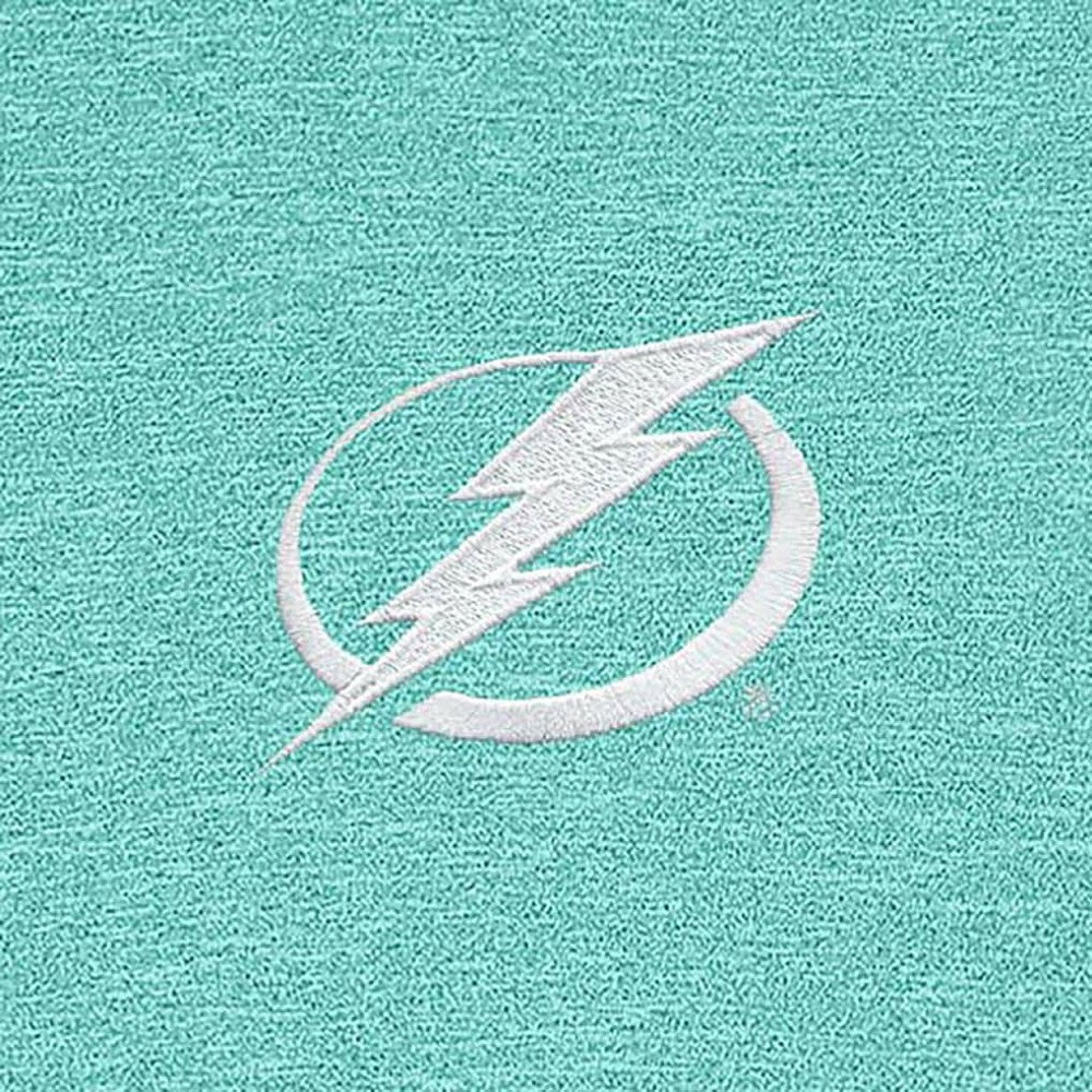 NHL Tampa Bay Lightning Antigua White Logo Hunk Quarter-Zip Pullover