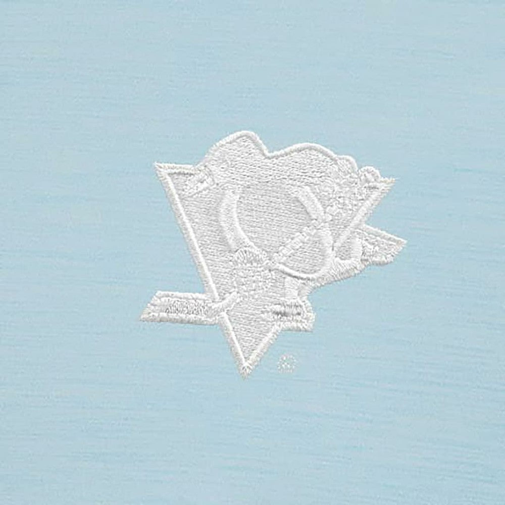 NHL Pittsburgh Penguins Antigua White Logo Bright Quarter-Zip Pullover