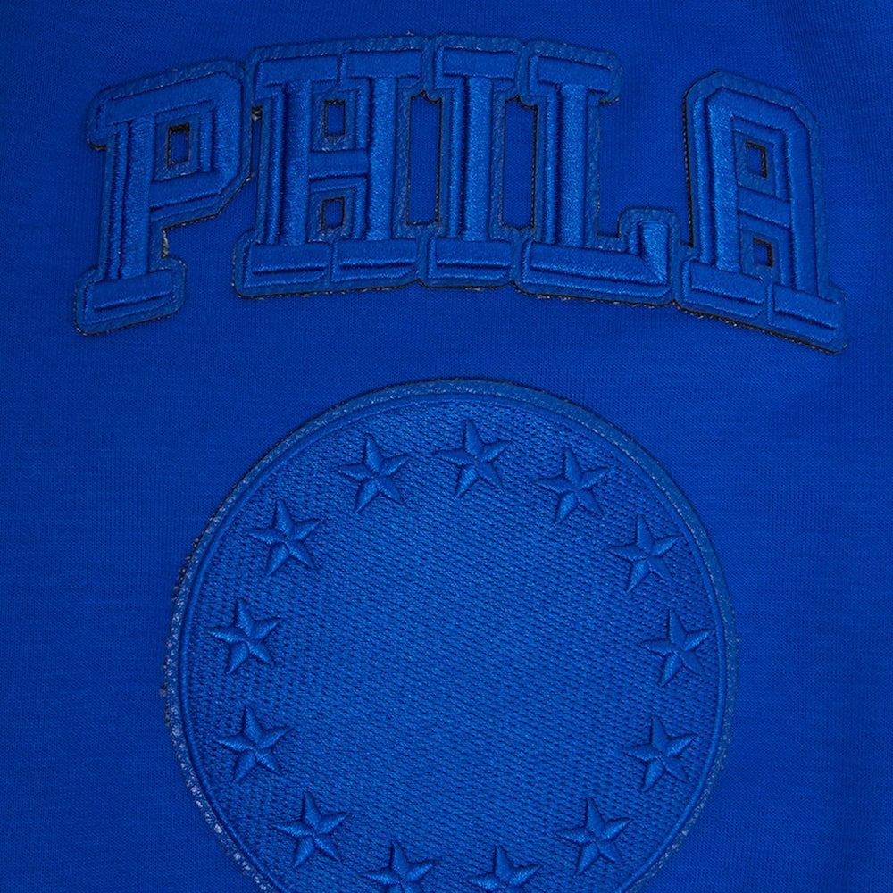 Philadelphia 76ers Pro Standard Triple Tonal DK Pullover Hoodie Jacket