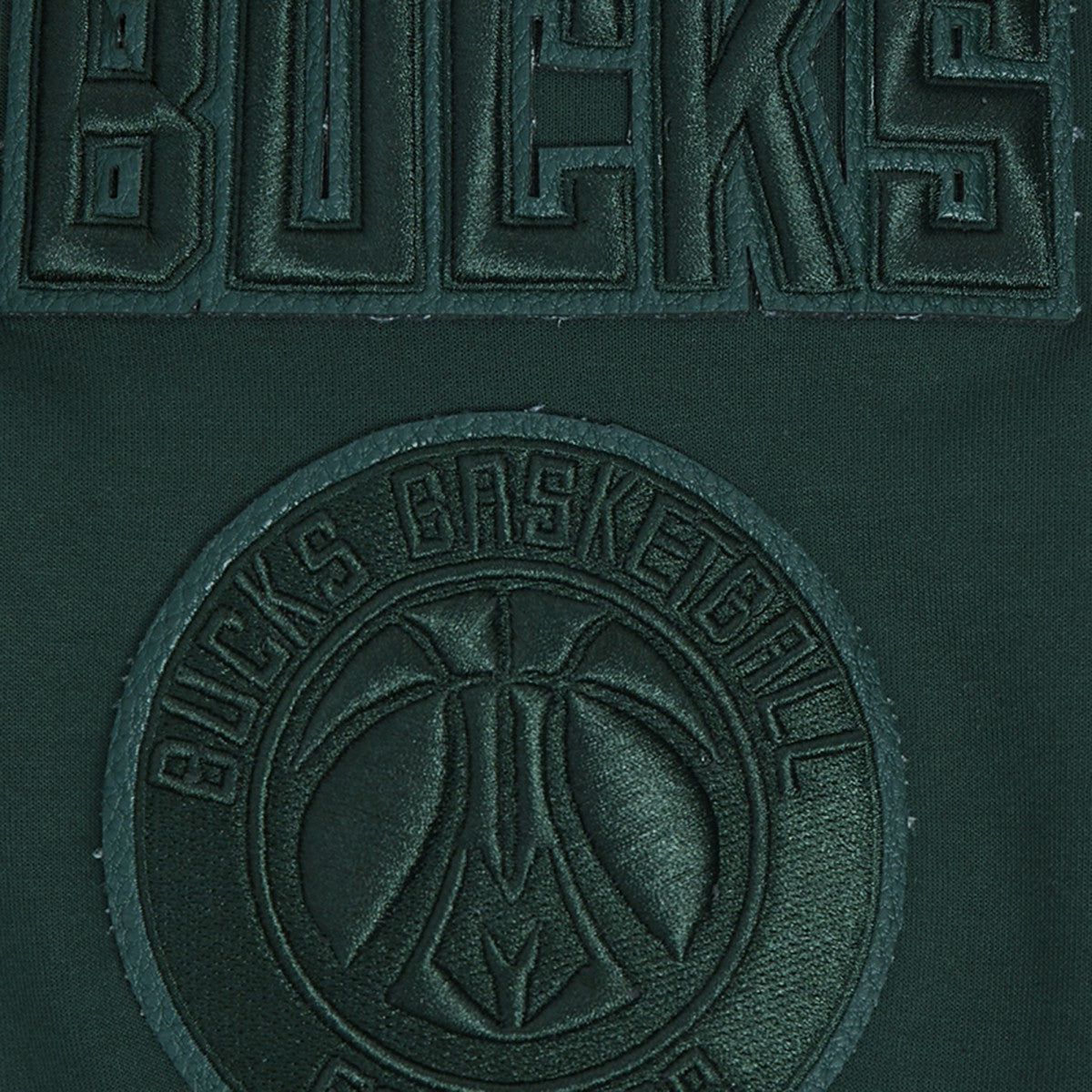 Milwaukee Bucks Pro Standard Triple Tonal DK Full-Zip Hoodie Jacket