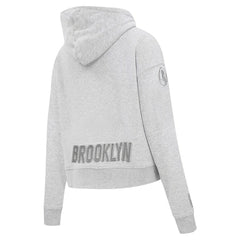 Brooklyn Nets Pro Standard Women's Triple Tonal Full-Zip Hoodie
